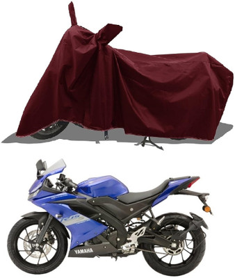 MWBB Waterproof Two Wheeler Cover for Vespa(Vespa LX 125, Maroon)