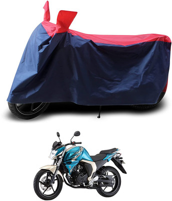KEDIT Two Wheeler Cover for Yamaha(FZ, Red, Blue)