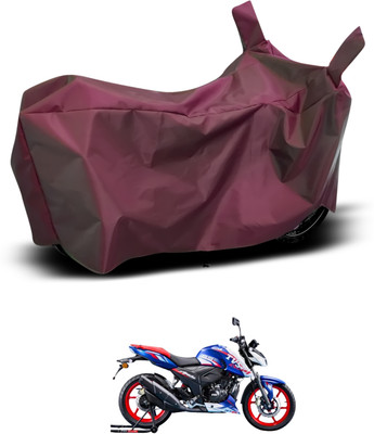 PAGORA Waterproof Two Wheeler Cover for TVS(Apache RTR 165 RP, Maroon)