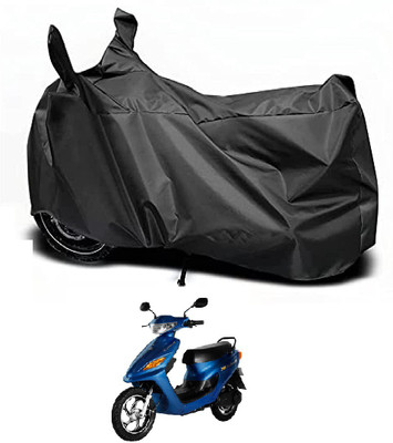 Auto Hub Waterproof Two Wheeler Cover for Universal For Bike(Yo Electron, Black)