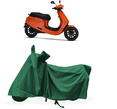 Tricway Two Wheeler Cover for Ola(Electric Scooter, Green)