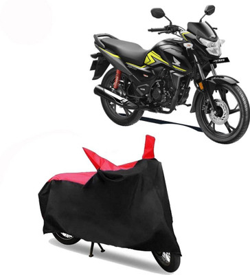 DeepShakshi AUTOMOTIVE Waterproof Two Wheeler Cover for Honda(SP125, Red, Black)