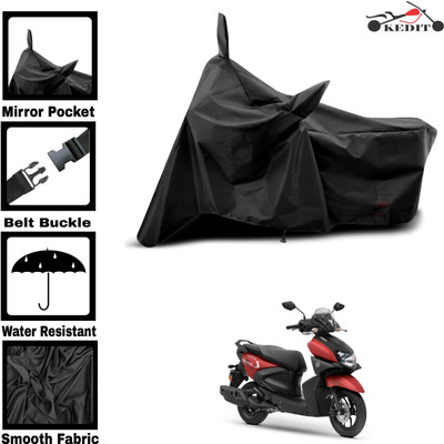 AASHTIK MART Two Wheeler Cover for Yamaha(Ray-ZR 125FI BS6, Black)