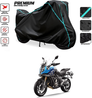 SThanaveX Two Wheeler Cover for CFMoto(650MT, Black)