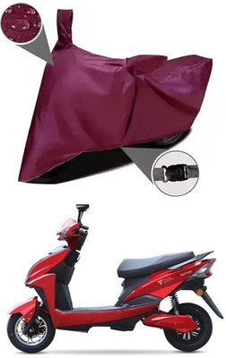 AASHTIK MART Two Wheeler Cover for Techo Electra(Electra, Maroon)