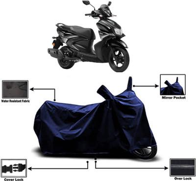 KEDIT Two Wheeler Cover for Yamaha(RayZR 125 Fi, Blue)