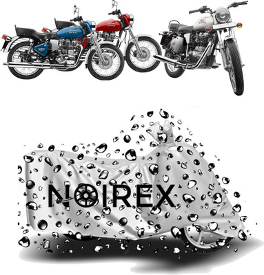 NOIREX Two Wheeler Cover for Royal Enfield(Bullet 350, Silver)