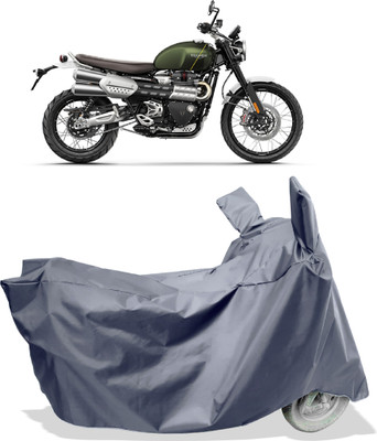 Amexride Two Wheeler Cover for Triumph(Scrambler 1200, Grey)