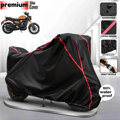 AutoGalaxy Waterproof Two Wheeler Cover for TVS(Black, Red)