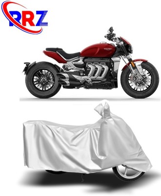 RRZ Waterproof Two Wheeler Cover for Triumph(Rocket III, White)