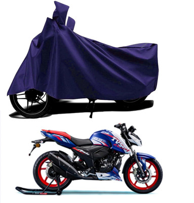 KEDIT Two Wheeler Cover for TVS(Apache RTR 165 RP, Blue)