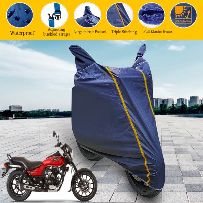 GARREGE Waterproof Two Wheeler Cover for Bajaj(Avenger 180 Street, Blue)