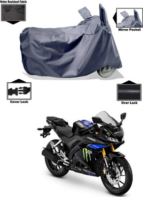 PAGORA Waterproof Two Wheeler Cover for Yamaha(YZF R15 V3 Moto GP Edition, Grey)