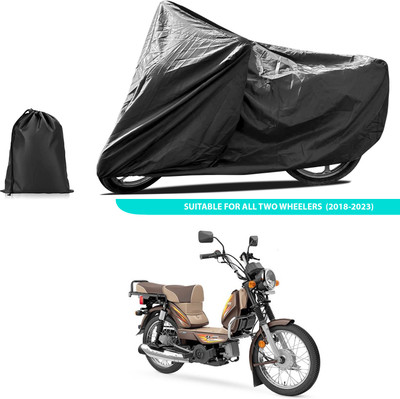PAGORA Two Wheeler Cover for TVS(XL 100 Heavy Duty, Black)