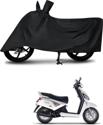 DeepShakshi AUTOMOTIVE Waterproof Two Wheeler Cover for Mahindra(Gusto BS6, Black)