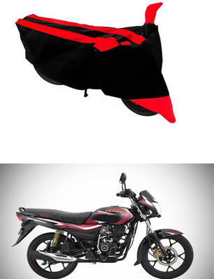 DeepShakshi AUTOMOTIVE Waterproof Two Wheeler Cover for Bajaj(Platina 110 H-Gear, Black, Red)