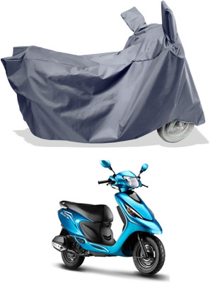 Amexride Two Wheeler Cover for TVS(Zest, Grey)