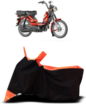 VESMEI Two Wheeler Cover for TVS(Heavy Duty BS6, Orange)
