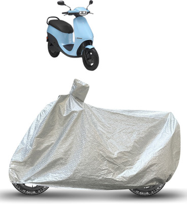 Caronix Waterproof Two Wheeler Cover for Ola(Silver)