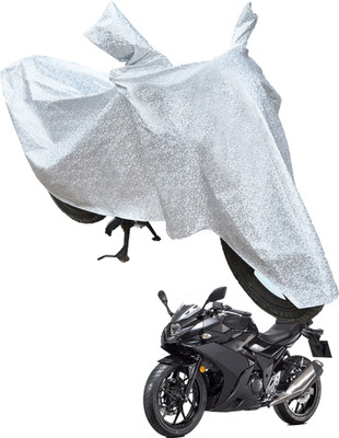 RiderShine Two Wheeler Cover for Suzuki(Gixxer SF 250, Silver)