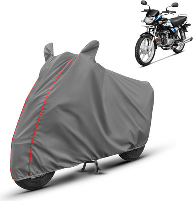 AUTOMOZEXO Waterproof Two Wheeler Cover for Honda(HF Deluxe, Grey)