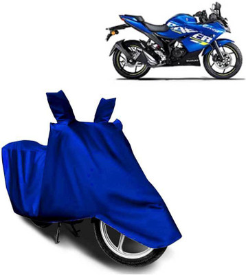 AutoGalaxy Two Wheeler Cover for Suzuki(Gixxer SF, Blue)