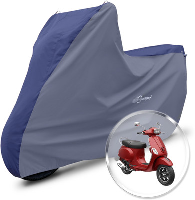 Neodrift Two Wheeler Cover for Vespa(Vespa SXL 125, Blue, Grey)