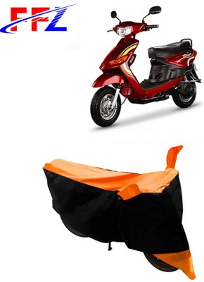 FFZ Waterproof Two Wheeler Cover for Universal For Bike(Yo Spark, Black, Orange)