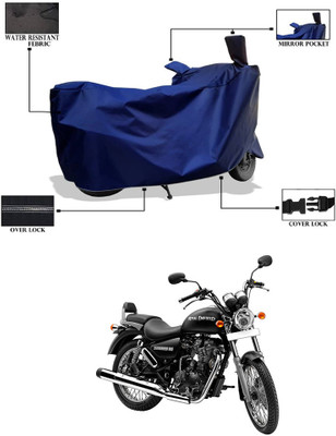 PAGORA Waterproof Two Wheeler Cover for Royal Enfield(Thunderbird 500, Blue)