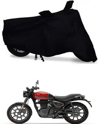APNEK Waterproof Two Wheeler Cover for Royal Enfield(Hunter 350, Black)