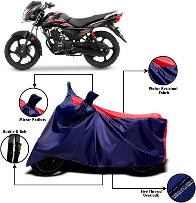 DeepShakshi AUTOMOTIVE Two Wheeler Cover for TVS(Victor New, Red, Blue)