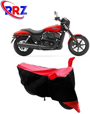 RRZ Waterproof Two Wheeler Cover for Harley Davidson(Street 750, Black, Red)