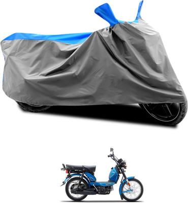 CODOKI Waterproof Two Wheeler Cover for TVS(Heavy Duty, Grey, Blue)