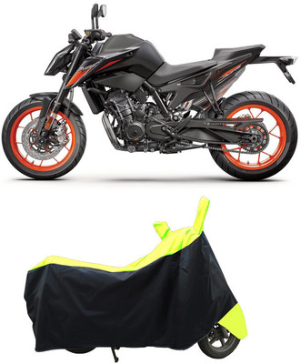 Coxtor Waterproof Two Wheeler Cover for KTM(790 Duke BS6, Yellow)