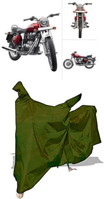 Amexride Two Wheeler Cover for Royal Enfield(Twin spark, Maroon)
