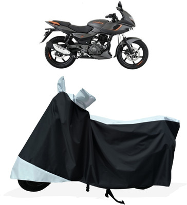 Tricway Two Wheeler Cover for Bajaj(Pulsar 180F BS6, White)