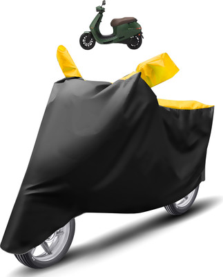 Caronix Two Wheeler Cover for Ola(Yellow, Black)