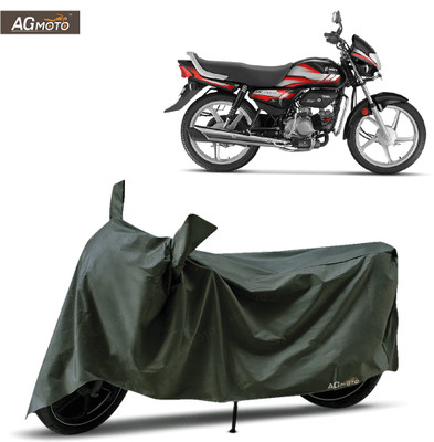 AG MOTO Two Wheeler Cover for Hero(HF Deluxe, Green)