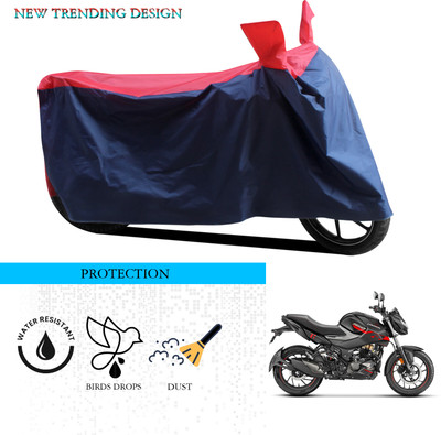 GOSHIV-car and bike accessories Waterproof Two Wheeler Cover for Hero(Hunk, Black, Red)