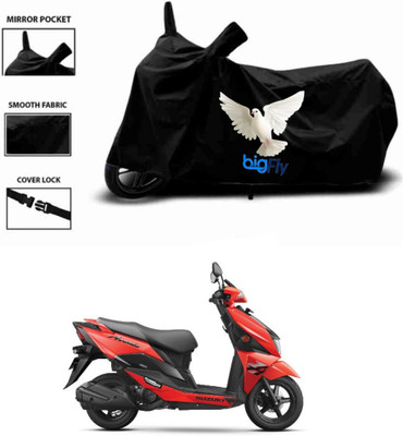 BigFly Two Wheeler Cover for Suzuki(Avenis 125, Black)
