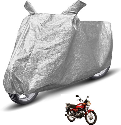 Auto Hub Waterproof Two Wheeler Cover for Hero(CD Dawn, Silver)