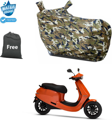 GOSHIV-car and bike accessories Two Wheeler Cover for Ola(Yellow)