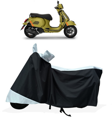 Tricway Two Wheeler Cover for Vespa(GTS Super 125, White)