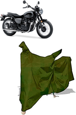 Amexride Two Wheeler Cover for Kawasaki(W800, Maroon)