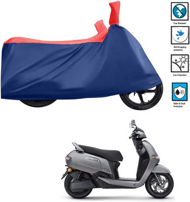 CODOKI Waterproof Two Wheeler Cover for TVS(iQube Electric, Red)