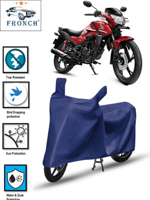 FRONCH Waterproof Two Wheeler Cover for Honda(SP125, Blue)