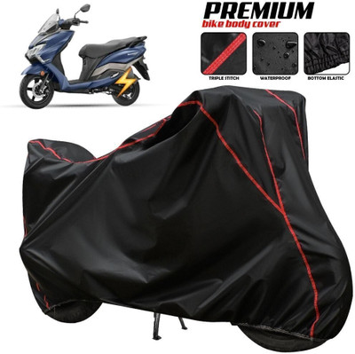 AutoGalaxy Waterproof Two Wheeler Cover for Suzuki(Burgman Electric, Black, Red, Multicolor)