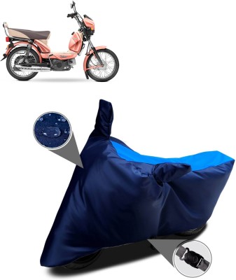 GOSHIV-car and bike accessories Waterproof Two Wheeler Cover for TVS(Blue)