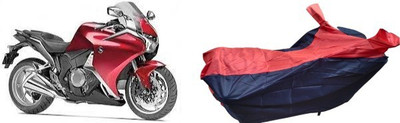 malti Two Wheeler Cover for Honda(VFR 1200F, Red, Blue)