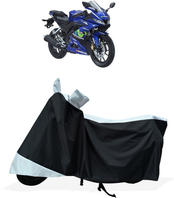 Tricway Two Wheeler Cover for Yamaha(YZF R15 V3 Moto GP Edition BS6, White)